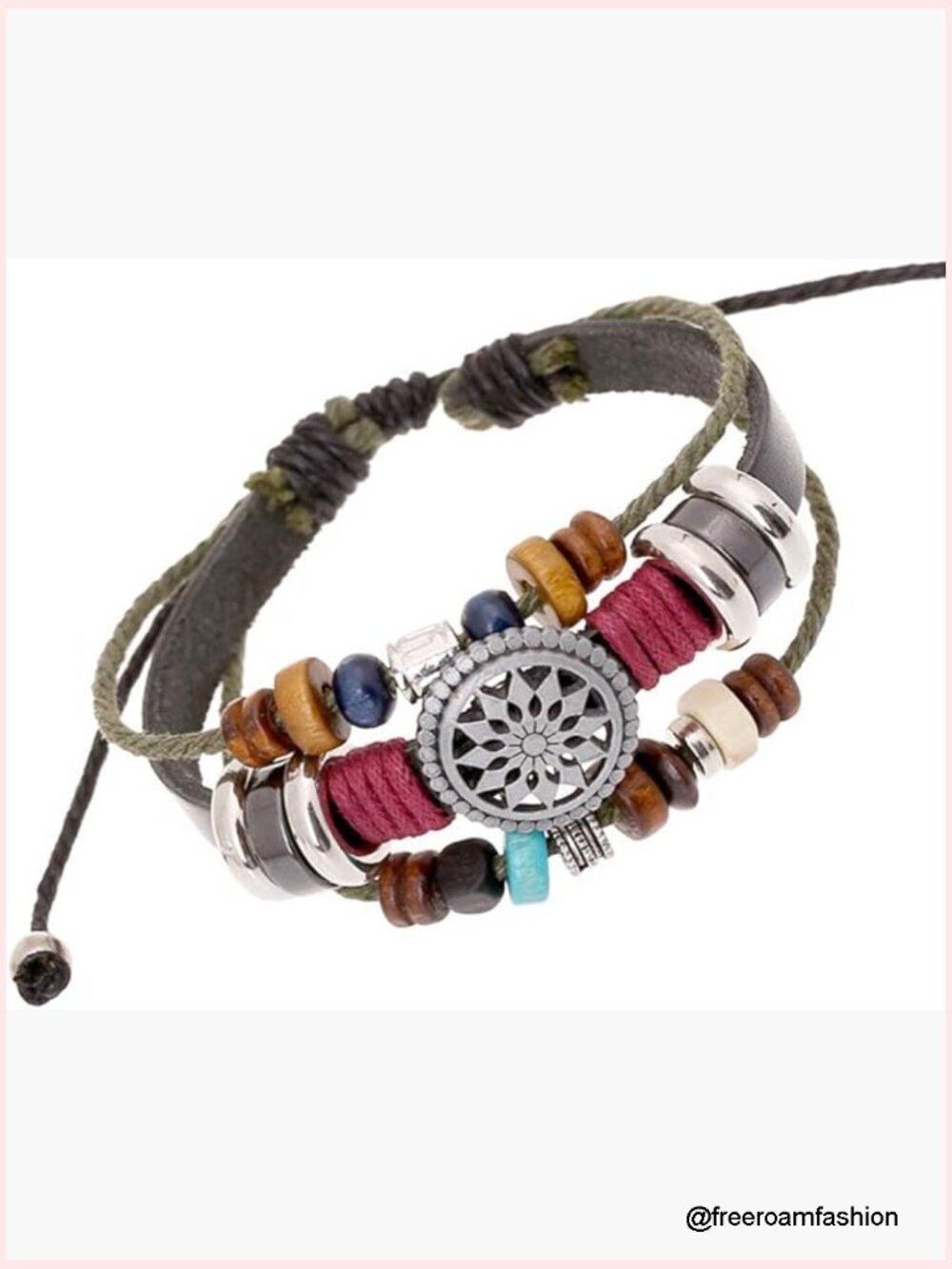 Adjustable Bohemian Multilayer Beaded Handwoven Bracelet Women's Jewelry
